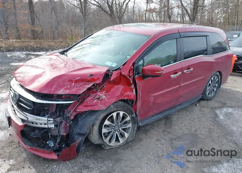 2022 Honda Odyssey Ex-L z USA, uszkodzony, nr VIN 5FNRL6H78NB034330